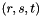 $ (r,s,t) $